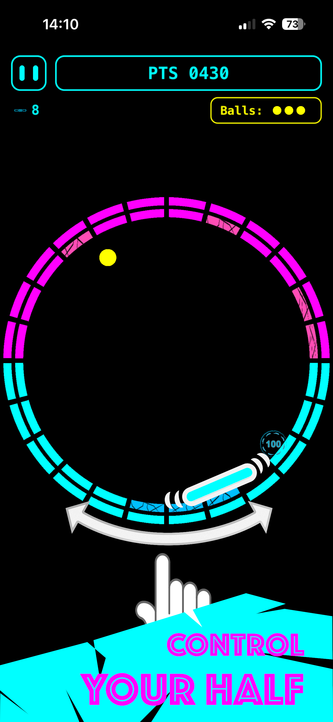 ArcBreaker screenshot: Control your half