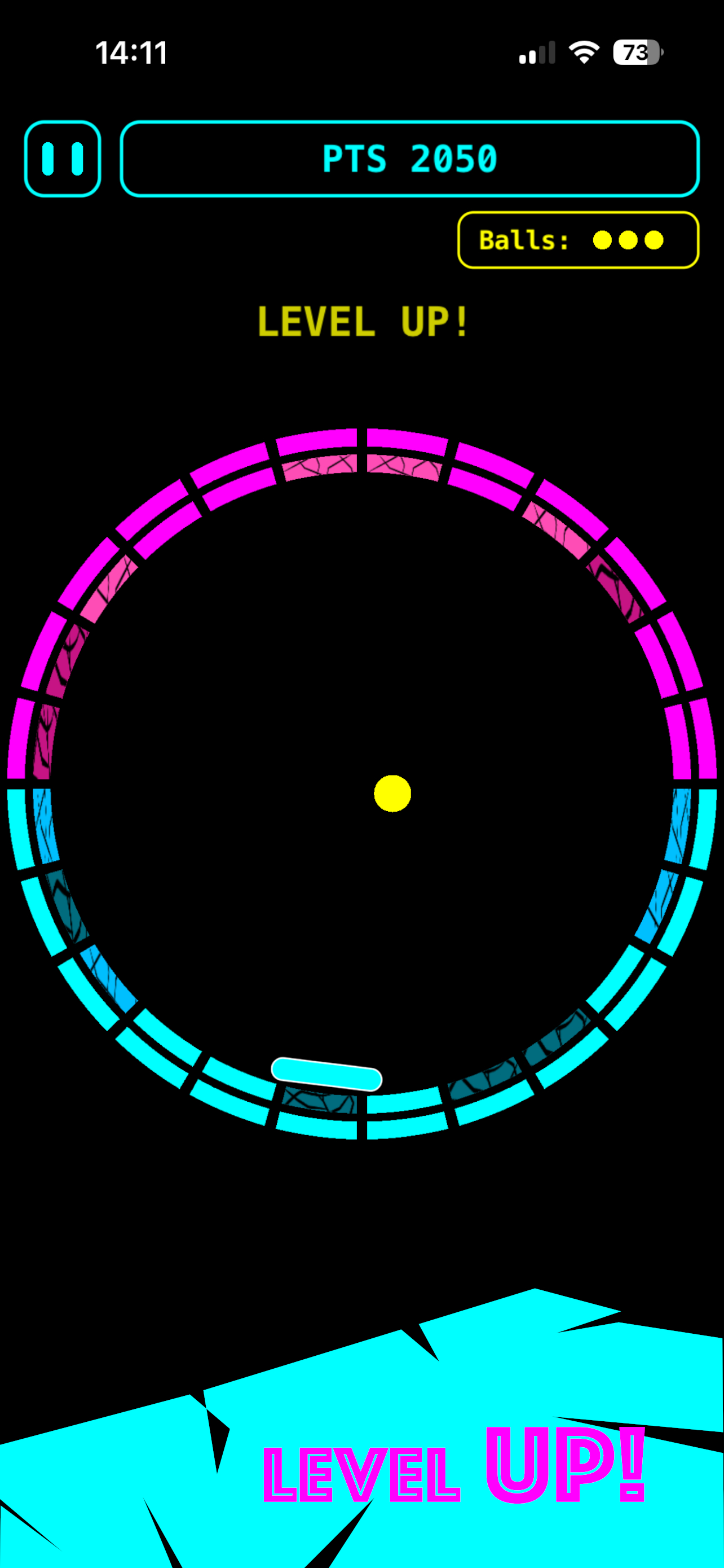 ArcBreaker screenshot: Level up