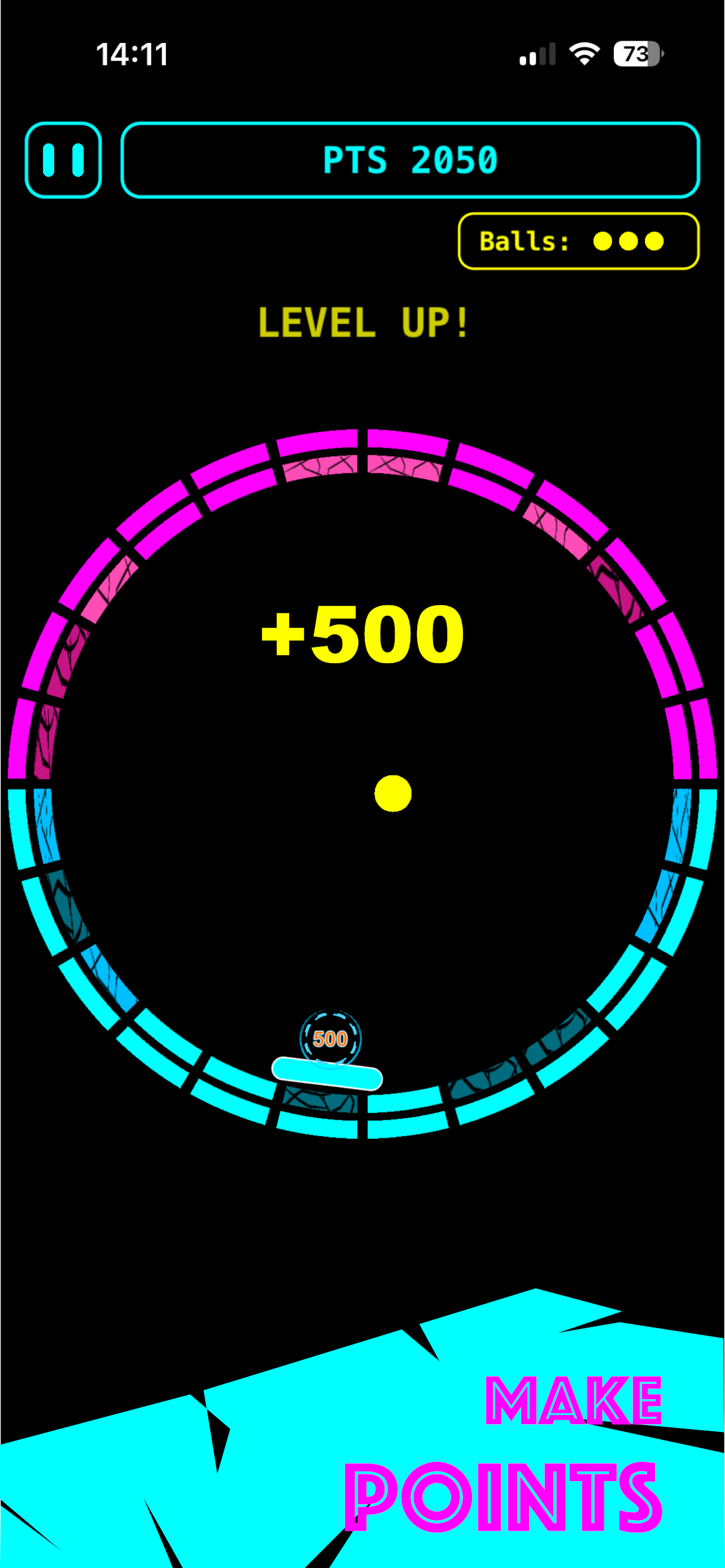 ArcBreaker screenshot: Make points